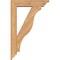 Ekena Millwork Funston Traditional Smooth Bracket w/ Offset Brace, Western Red Cedar, 5 1/2"W x 22"D x 34"H BKT0604X22X34FST01SWR - alternate 4